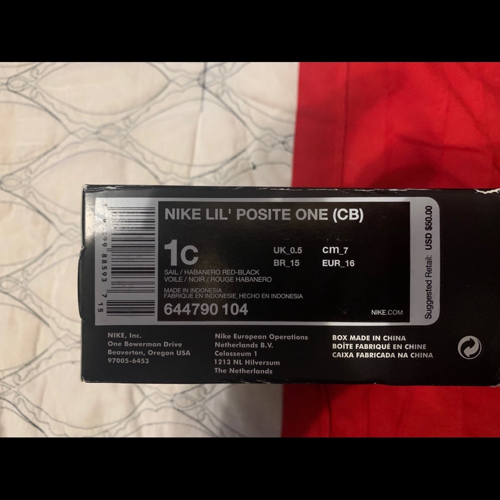 Baby Nike foam posite